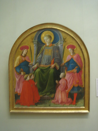 Saint Lawrence Enthroned with Saints and Donors, Fra Filippo Lippi _8273