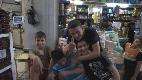 Children at souq