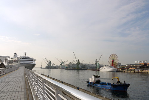 Terminal pier in Kobe port