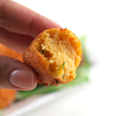 Cheddar and Chive Beignets