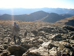 John & Renata Ascending Sprague Mtn (12,713 ft)