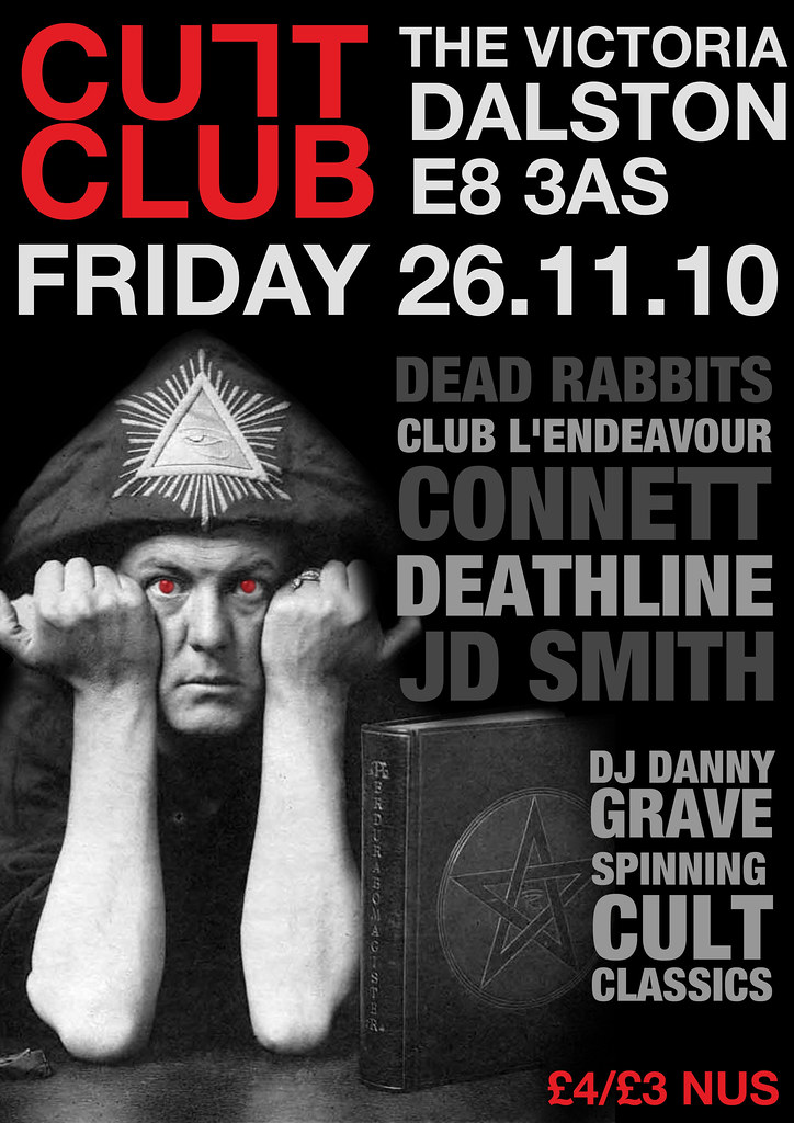 Deathline @ Cult Club launch night, Friday 26 Nov 2010