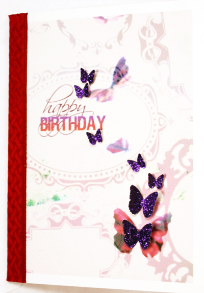 *happy birthday* card