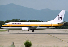 Monarch B737-3Y0 G-MONF GRO 24/05/1989