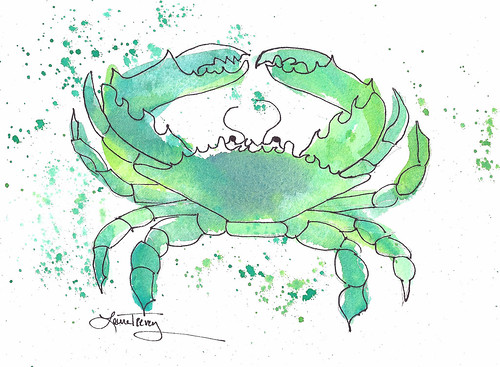 Seafoam Green Crab