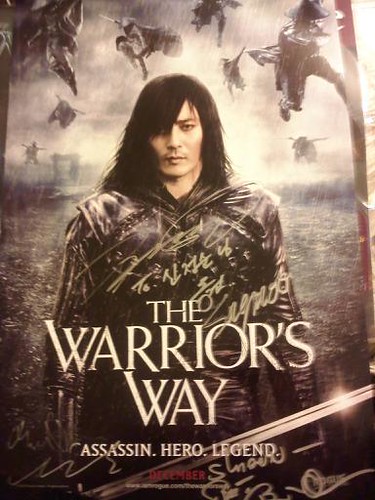 Autographed Poster by Jang Dong Gun
