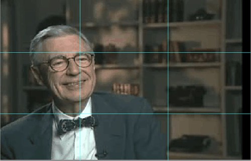 Mr. Rogers Interview -- The rule of Thirds