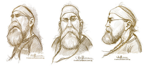 Schoolism Assignment 4 - sketches of Tony - reworkedl