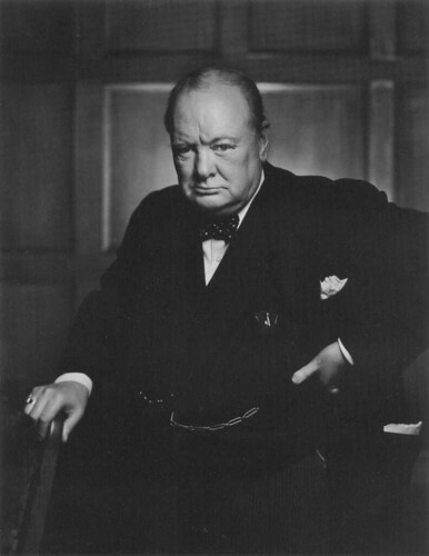 Winston Churchill, por Y. Karsh 