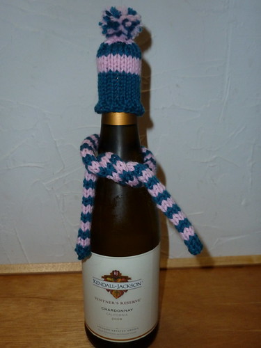 Wine scarf & hat 