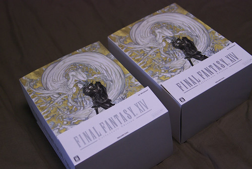 Our two FINAL FANTASY XIV Collector's Edition