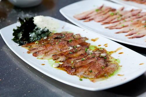 Pork belly served in a Japanese twist