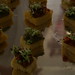 Goat Cheese and Herb Polenta with Roasted Tomato Salsa and Sweet Tomatillo Salsa
