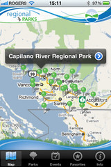 Metro Vancouver Parks App