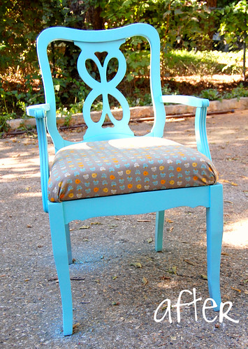 vintage chair - after