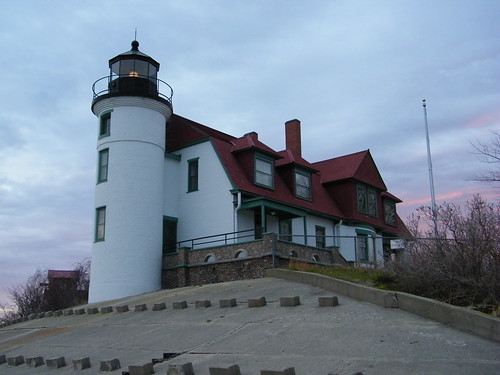 Point Betsie Lighthouse During Autumn Morning (Frankfort, Michigan)