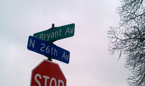 N Bryant Ave at N 26th Av