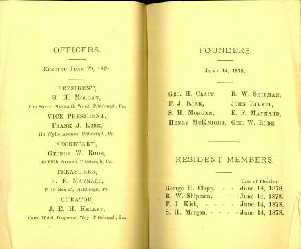 WPNS 1878 Booklet officers
