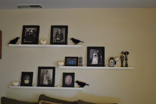 creepy picture wall