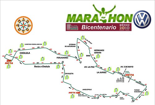 Ruta Maratón de Puebla 2010
