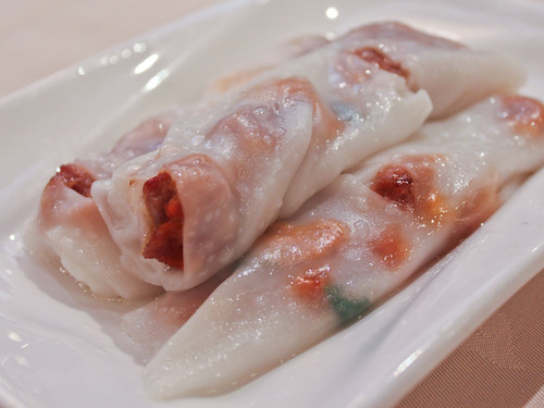 Char siu noodle wraps (新樂 Shamrock Seafood Restaurant)