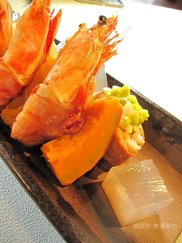 食養山房明蝦與壽司