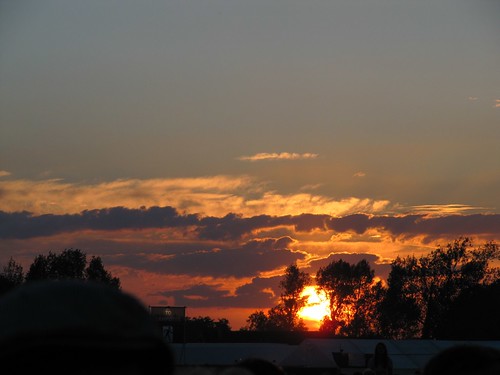 Sunset over Hop Farm
