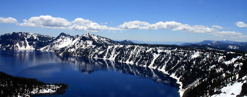 Crater Lake facing South