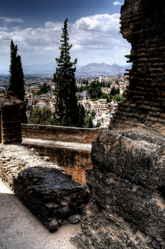A different view of Granada. Una vista diferente de Granada