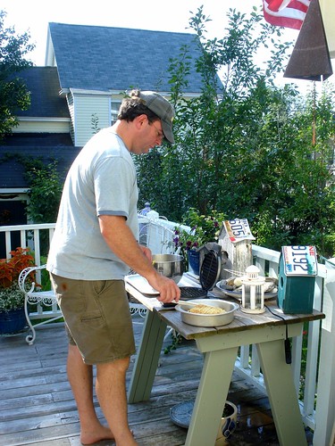 cooking outside