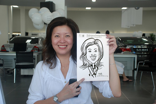Caricature live sketching for Performance Premium Selection BMW - Day 1 - 12