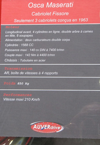 20100531 Issoire PuydeD me Mus e Auverdrive Osca Maserati Cabriolet