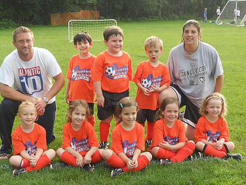 Lauren's U5 Soccer Team.