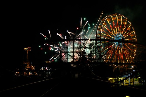 Ferris Wheel and Fireworks 2