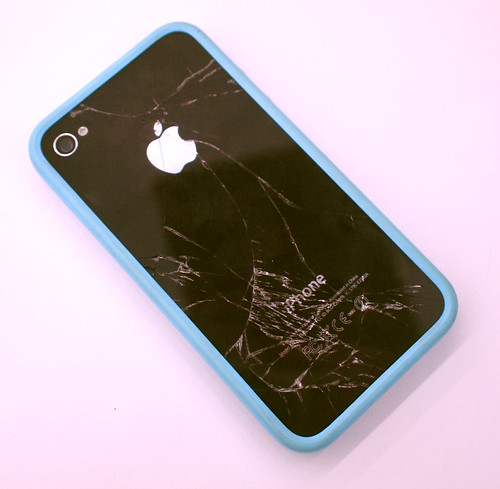 Cracked iPhone back
