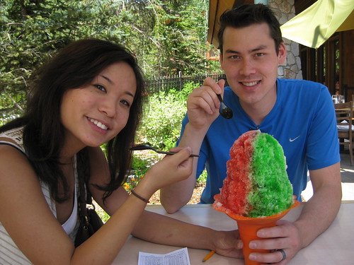 sharing some shaved ice!