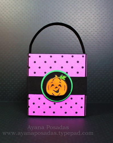 Halloween Polka-Dot Treat Bags (6)
