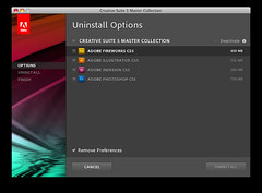 Adobe CS5 Uninstaller of Doom