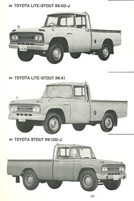 truck lite pickup ute toyota stout 1965 toyopet