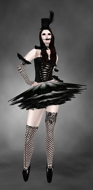 *PH* Gothic Burlesque + tutu! again cause i love this skirt + Posh for free!