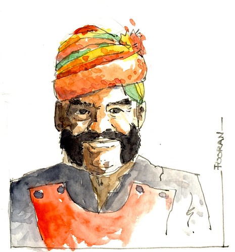 India, doorman in Jaipur