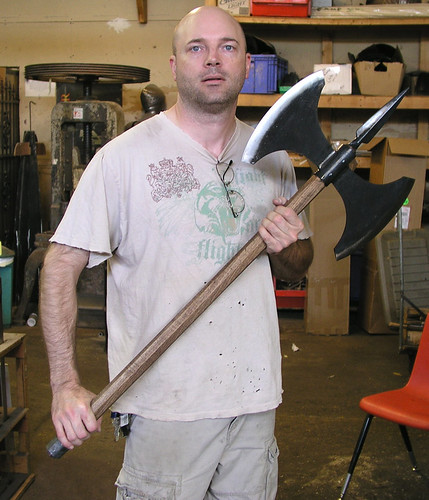 Craig from http://armor.com with an updated look of our Battle Axe