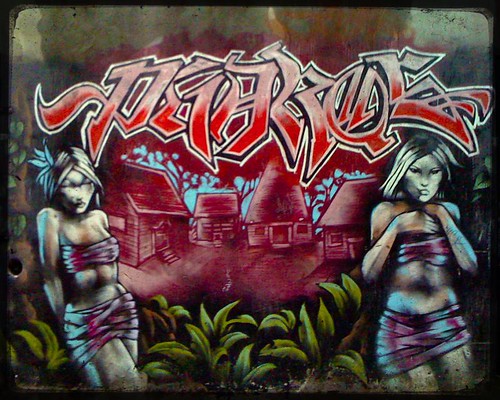 Vancouver Gastown Alleyway graffiti