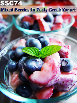 SSC74 - Mixed Berries in Zesty Greek Yogurt
