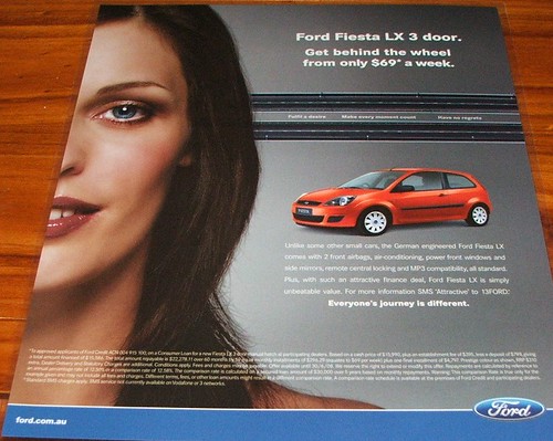 2009 Ford Fiesta 5 Door. 2008 Ford Fiesta LX 3 Door Ad