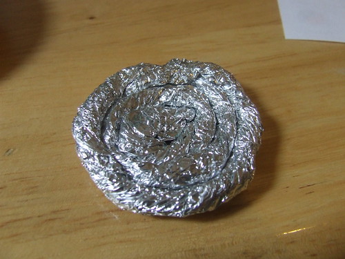 Tin foil spiral