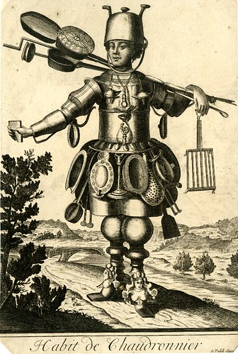 004-Vestimenta de artesano del cobre-Les Costumes Grotesques 1695-N. Larmessin-© The Trustees of the British Museum
