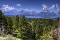 Tetons from Signal Mtn Summit HDR