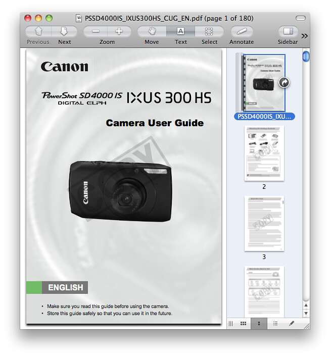 Canon ixus 300 hs инструкция