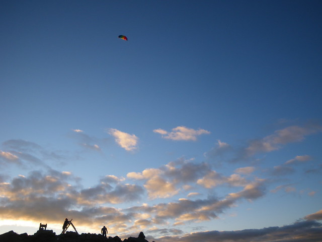 Chris Kite Flying on Katahdin Summit!